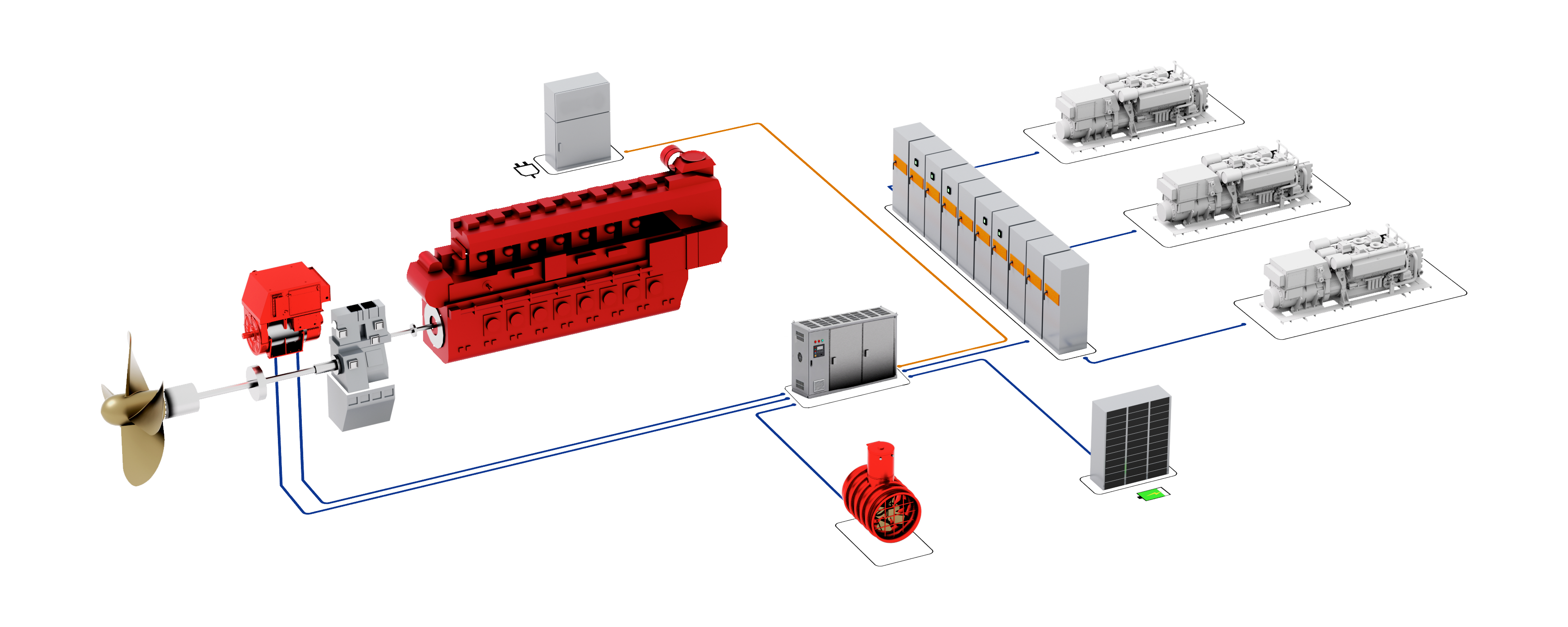 柴电混合动力系统